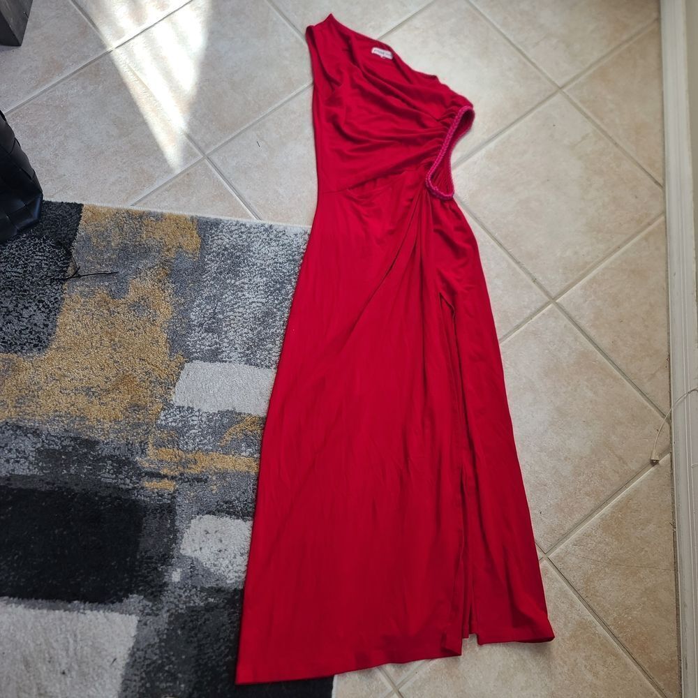 Pitusa One Shoulder Cut Out Side Slit Dress Standard - Picture 3 of 11